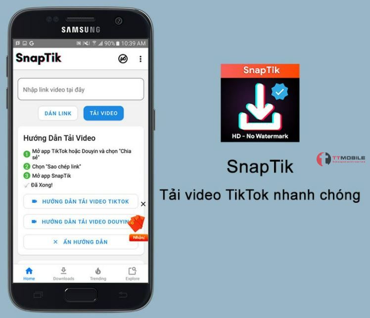 tính năng nổi bật của Snaptik app