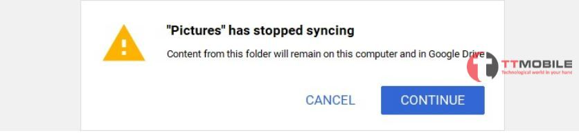 Cách dừng đồng bộ các file và thư mục lên Google Drive 3