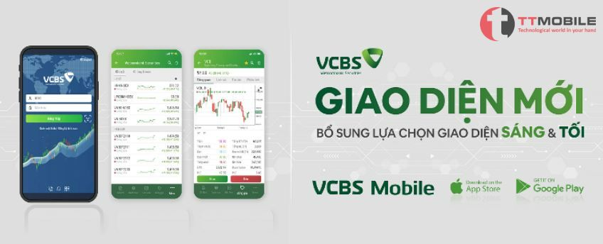 Chơi chứng khoán trên điện thoại bằng app VCBS Mobile Trading