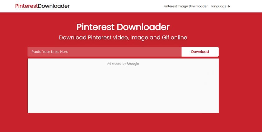 Cách tải video trên pinterest về máy tính trực tiếp qua website pinterestdownloader