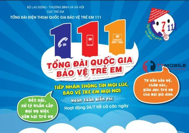 Số điện thoại 111 bảo vệ quyền lợi trẻ em Việt Nam