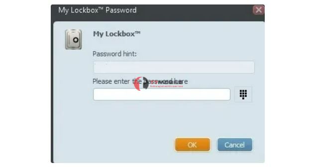 nhấn Unlock để nhập mật khẩu mở khóa ứng dụng