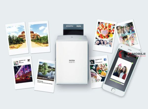 Fujifilm Instax Share SP-2 máy in hóa đơn mini kết nối điện thoại