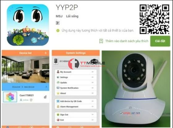 Phần mềm yyp2p là một ứng cụng cho phép bạn cài đặt và quan sát camera ip wifi hoàn toàn miễn phí