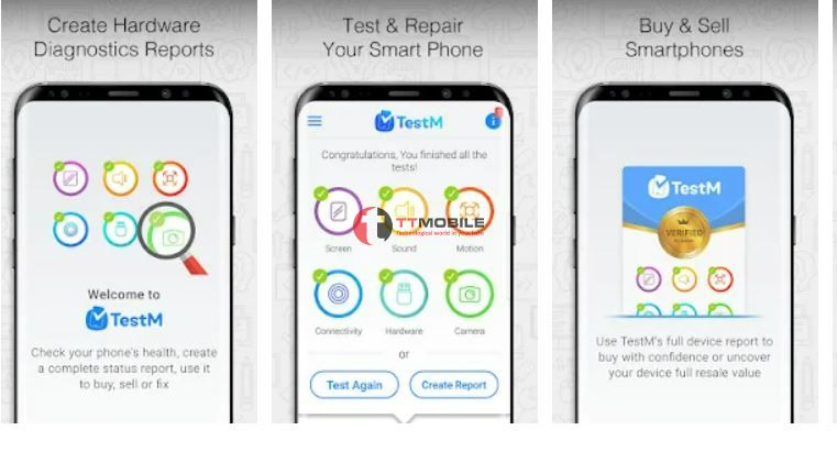 TestM - phần mềm kiểm tra iPhone cũ toàn diện