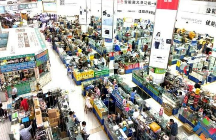 Nguồn nhập điện thoại giá sỉ tại chợ phụ kiện Quảng Châu - Trung Quốc