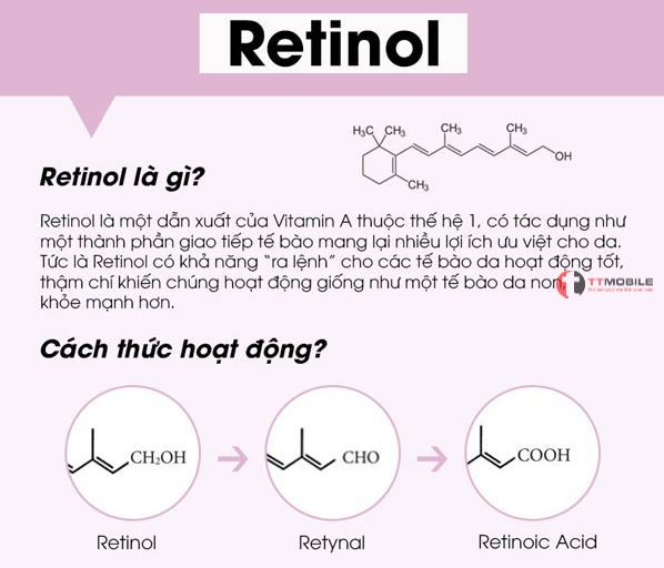 Retinol là gì và cách sử dụng của nó như thế nào