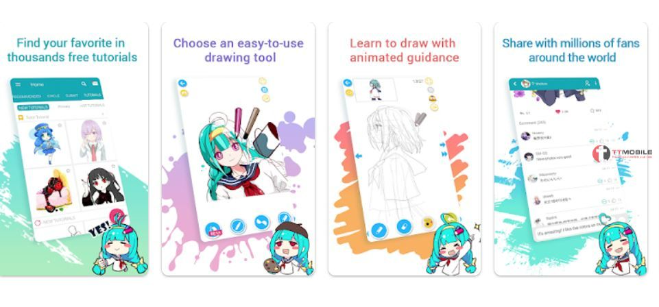 Các app vẽ trên điện thoại - DrawShow