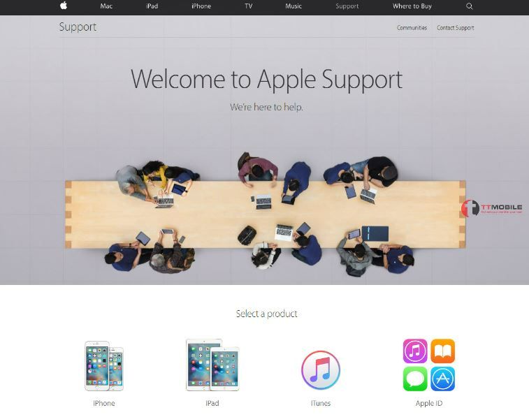 Cung cấp số điện thoại trên website của Apple nhờ hỗ trợ kiểm tra iPhone