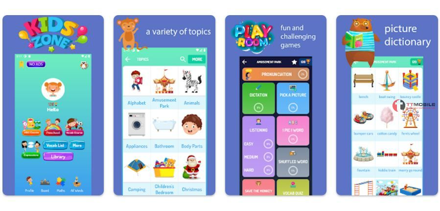 English for Kids - phần mềm học tiếng anh cho bé 3 tuổi cho iPhone và Android