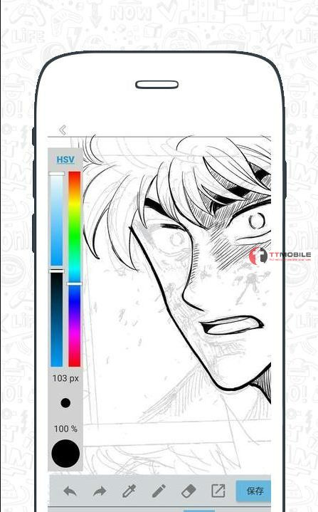 Jump Paint - phần mềm vẽ trên điện thoại miễn phí cho android