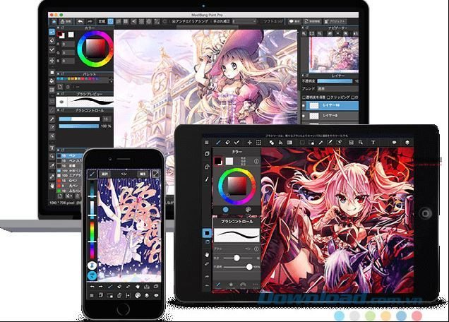 MediBang Paint - phần mềm vẽ trên điện thoại iphone