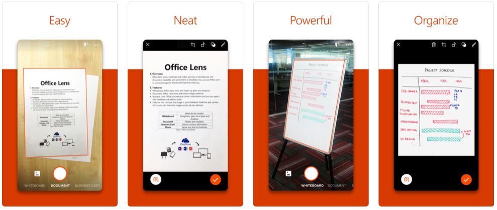 Microsoft Office Lens - phần mềm scan trên điện thoại Android miễn phí