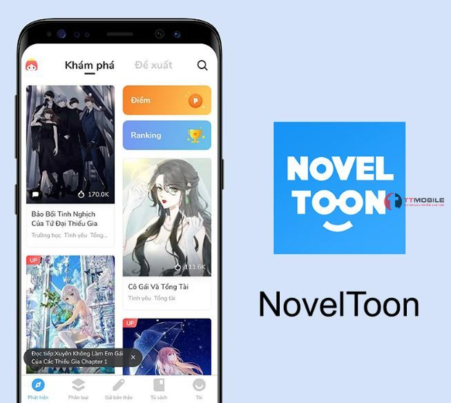 NovelToon - phần mềm đọc truyện tranh trên Android miễn phí