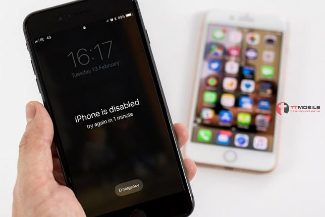 Sửa iPhone bị vô hiệu hóa không có iCloud giá bao nhiêu