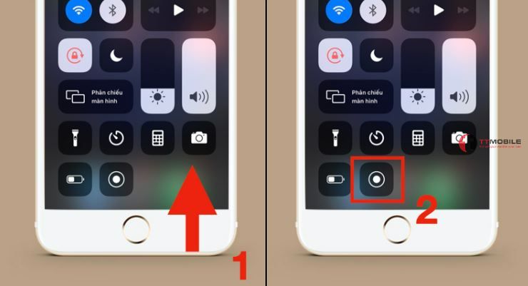 Cách quay màn hình điện thoại trên iPhone có Touch ID