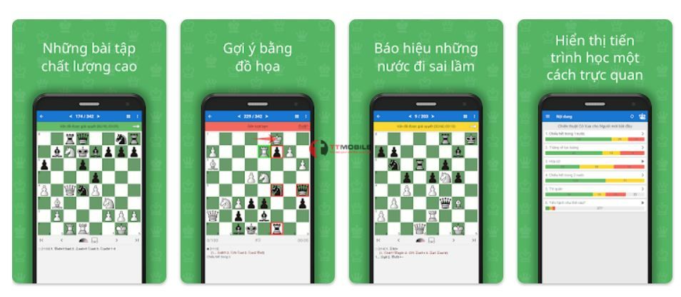 Cờ Vua cho Người mới bắt đầu - phần mềm chơi cờ vua miễn phí