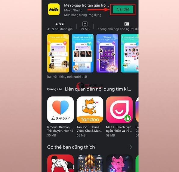 Hướng dẫn tải app Meyo về điện thoại