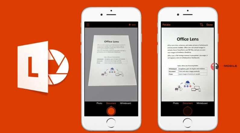Microsoft Office Lens - phần mềm scan trên điện thoại iPhone và Android hay