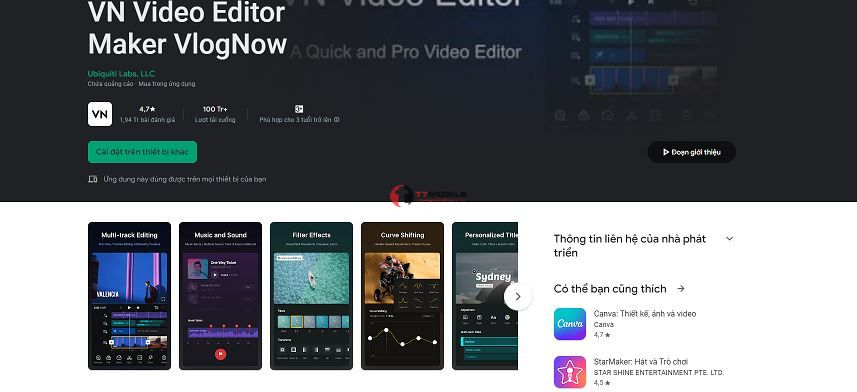 VN Video Editor Maker VlogNow - app chỉnh sửa video game hiệu ứng tuyệt vời