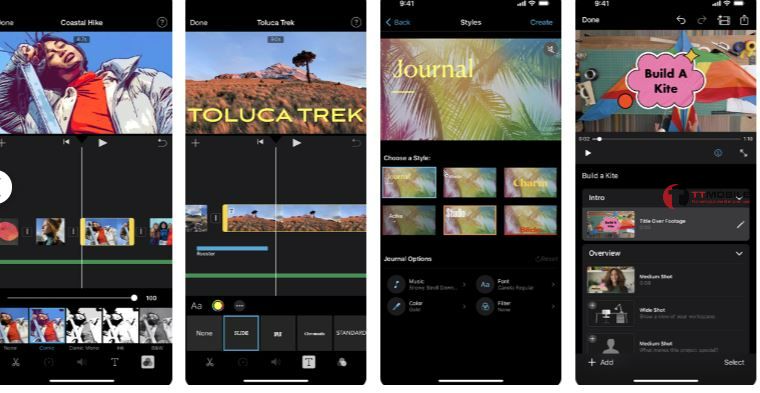 iMovie - những app edit video trên điện thoại iPhone hay