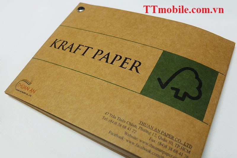 Chất liệu giấy kraft thân thiện với môi trường 