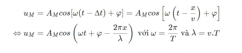 Phương trình dao động của M