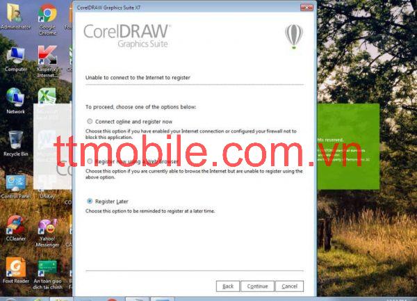 Hướng dẫn cài đặt Corel X7