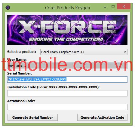Hướng dẫn crack Corel X7