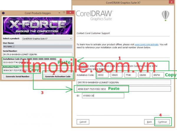 Hướng dẫn crack Corel X7